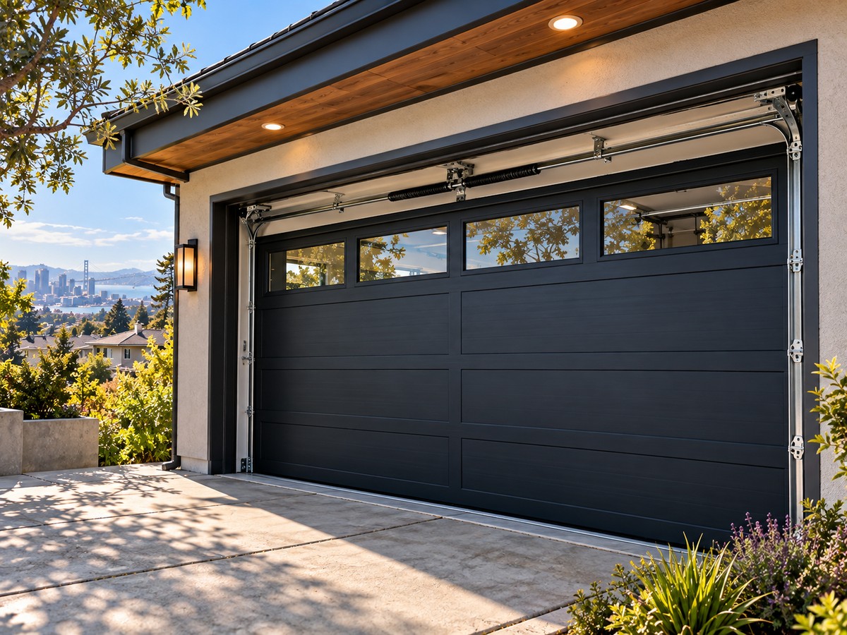 Garage door installation detail