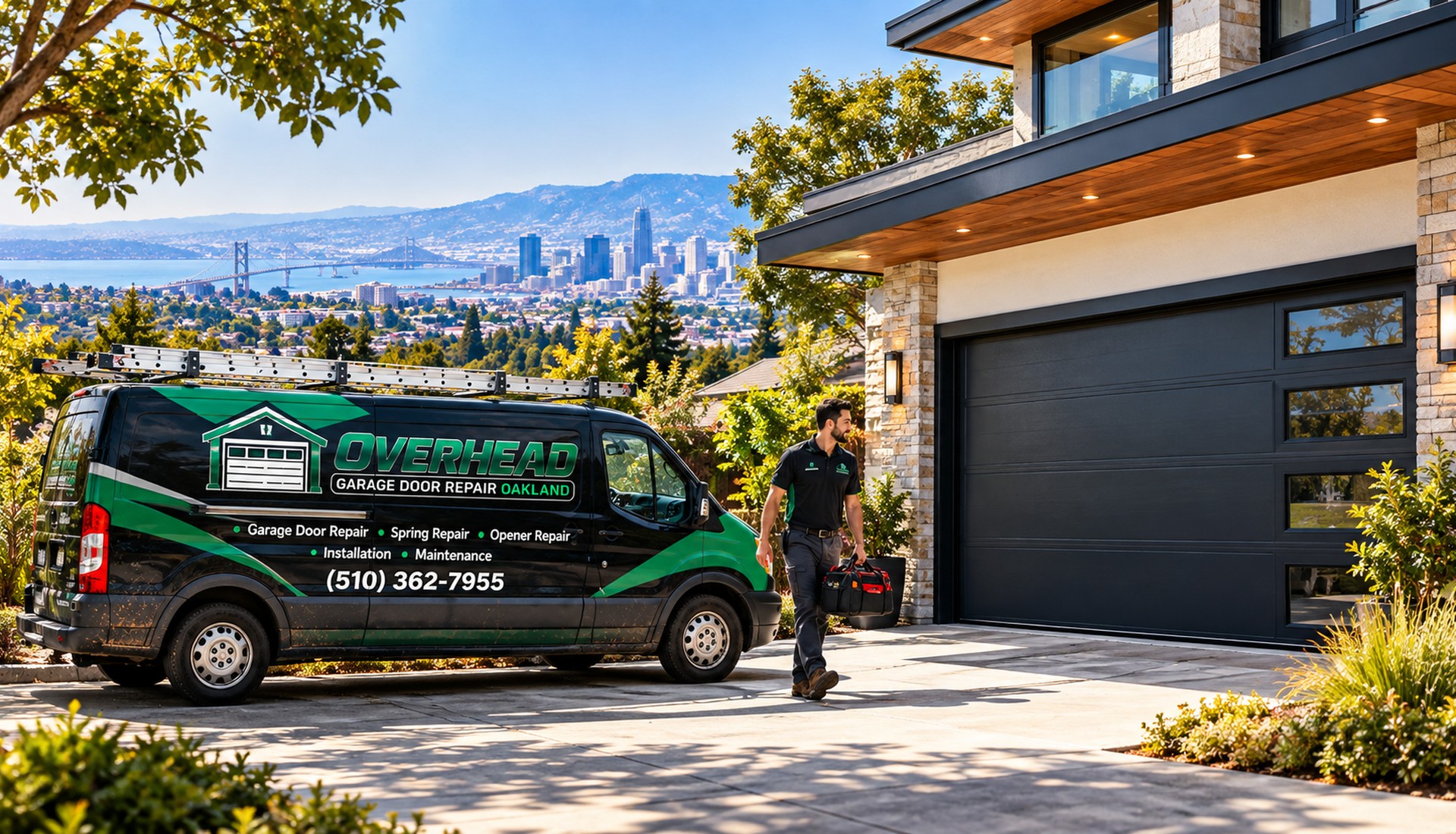 Premium garage door service in Oakland